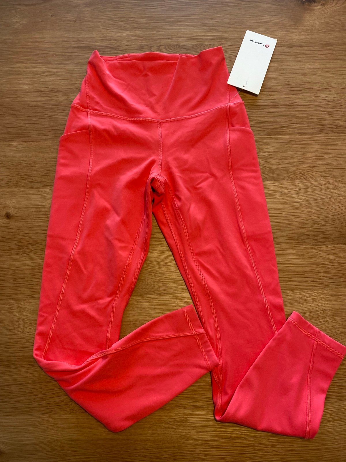 NWT Lululemon Align with Pockets, size 4, lipgloss, 25” inseam