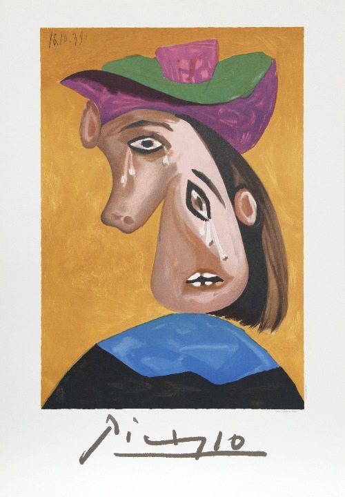 Le Pleureuse by Pablo Picasso, Marina Picasso Estate Lithograph Poster