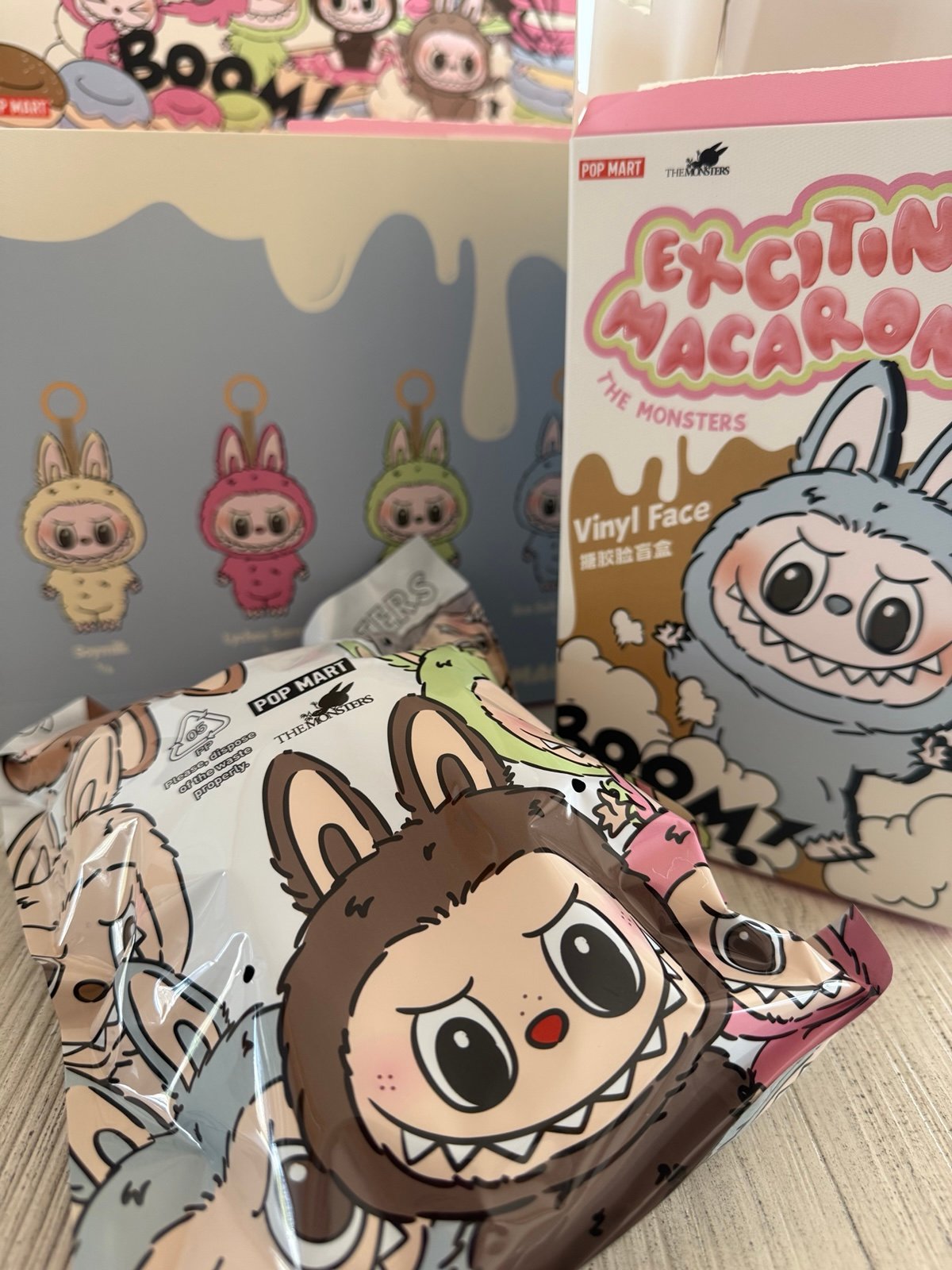 Labubu Sesame Bean THE MONSTERS - Exciting Macaron Vinyl