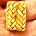 Lot of hatch carved flat bone beads. 364