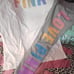 VS PINK HTF ROCK OUT IN RAINBOW SET M