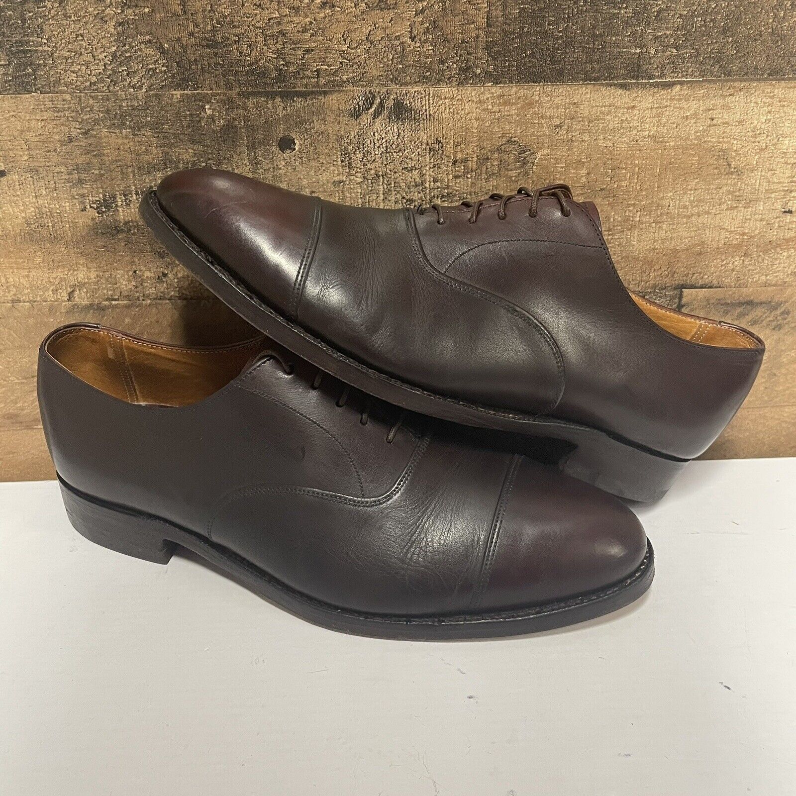 Church’s Royal Tweed By Cheaney England WholeCut Dress Shoes Mens UK 7.5 /US 8