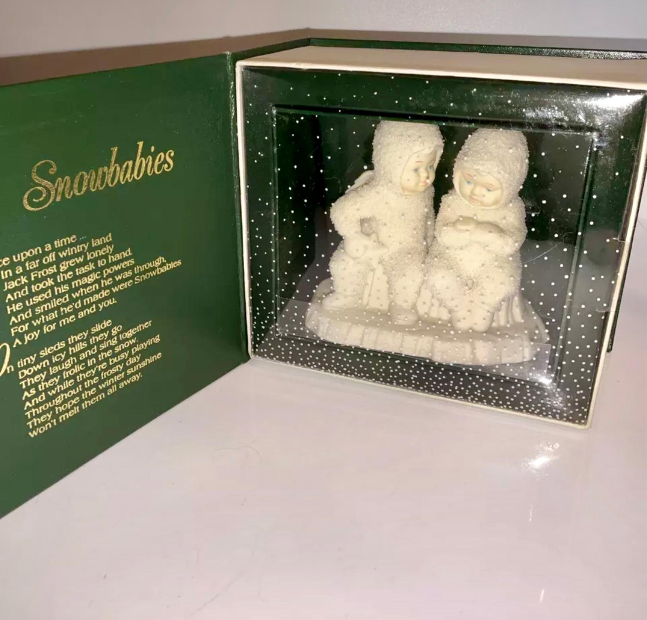 Vintage Department 56 Snowbabies This Will Cheer You Up Christmas Decor