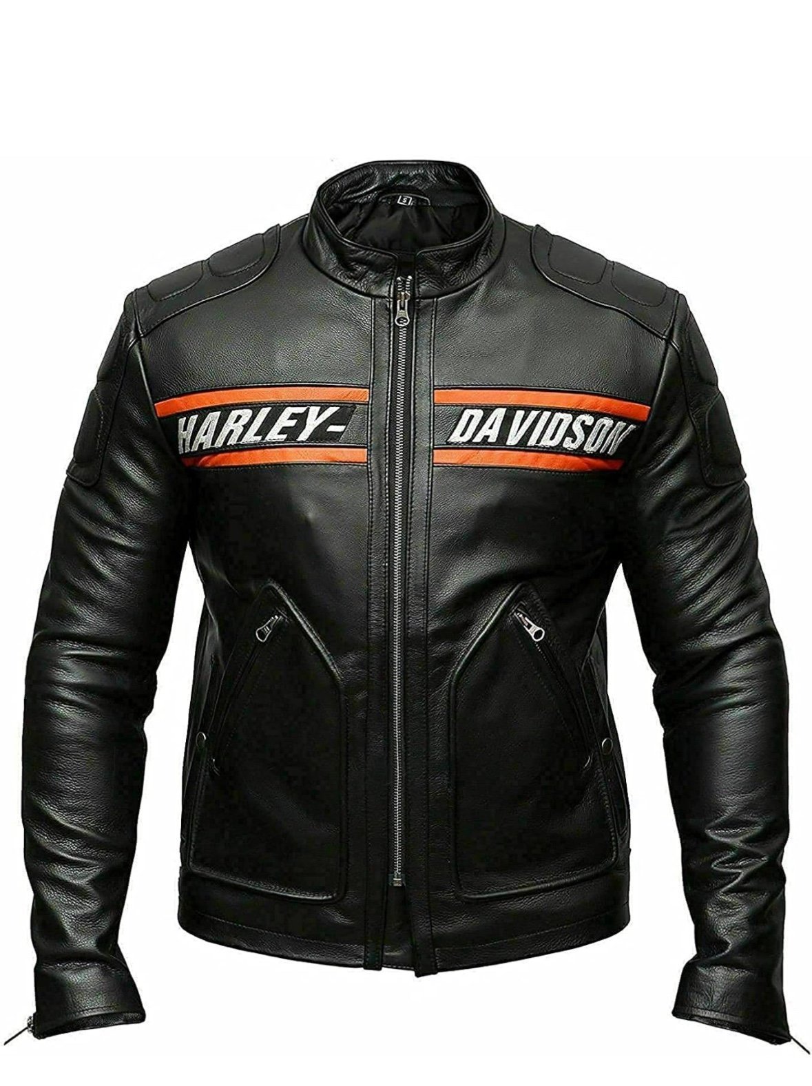 Bill Goldberg Classic Men's Harley Davidon Leather Jacket