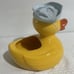 Teleflora Gifts Large Yellow Duck Ceramic Planter Vase Rubber Ducky Style 9X9