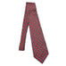 Polo by Ralph Lauren Red Navy & Yellow Circular Belt Silk Neck Tie