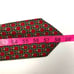 Polo by Ralph Lauren Red Navy & Yellow Circular Belt Silk Neck Tie