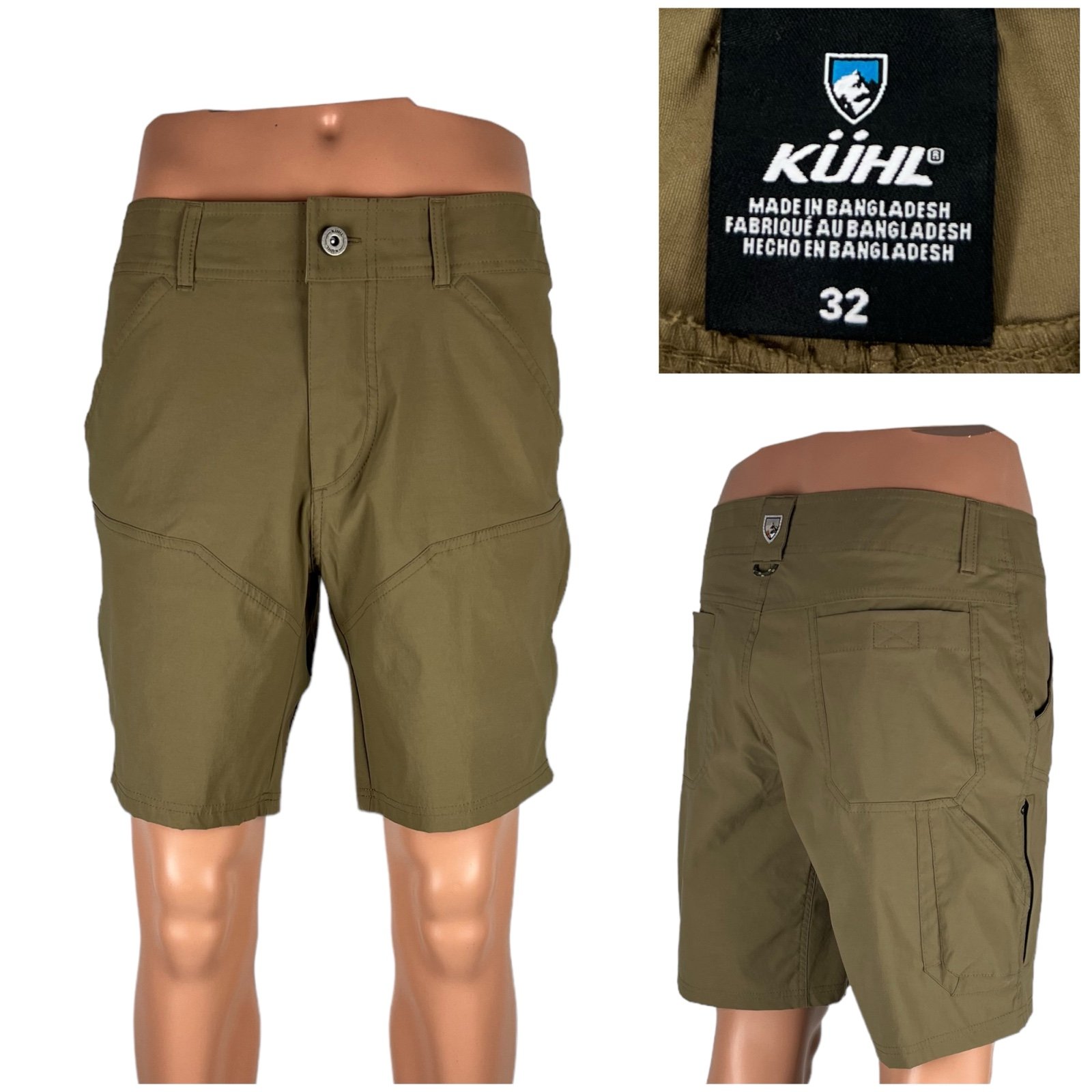 Kuhl Shorts Mens 32 Renegade Short Camping Outdoor Hiking 5121 8” Inseam EUC