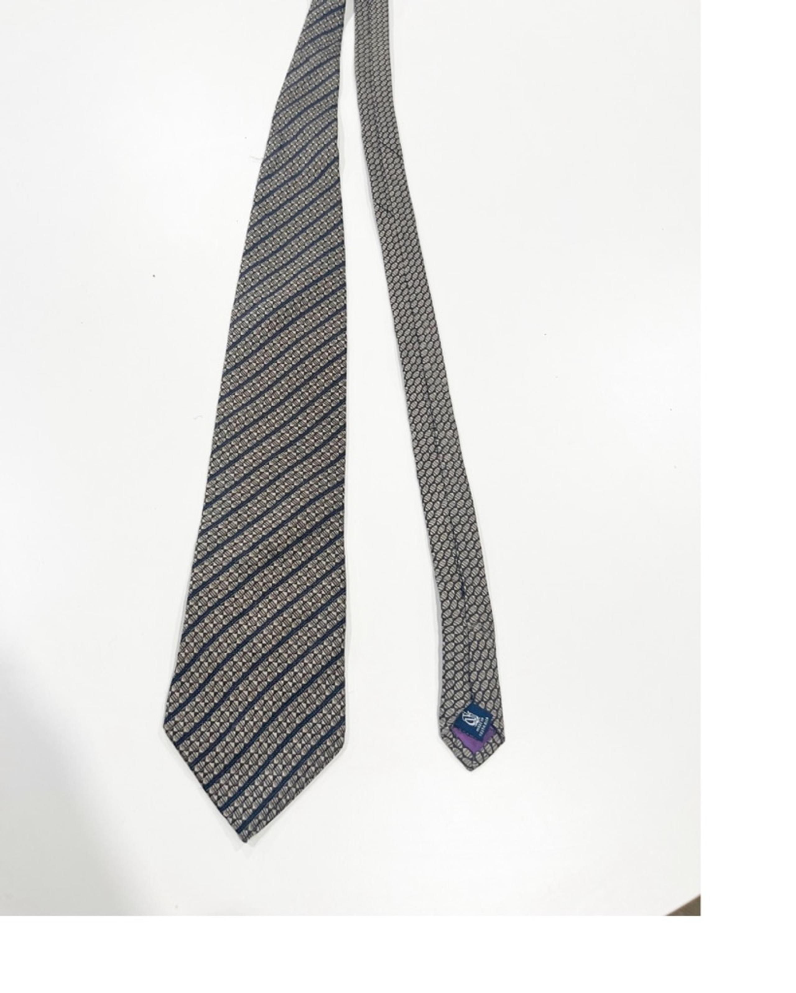 Men’s 100% silk Nautical tie