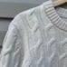 Aritzia Babaton Glory Cropped Merino Wool Sweater Cable Knit Oversized Crew Sz S