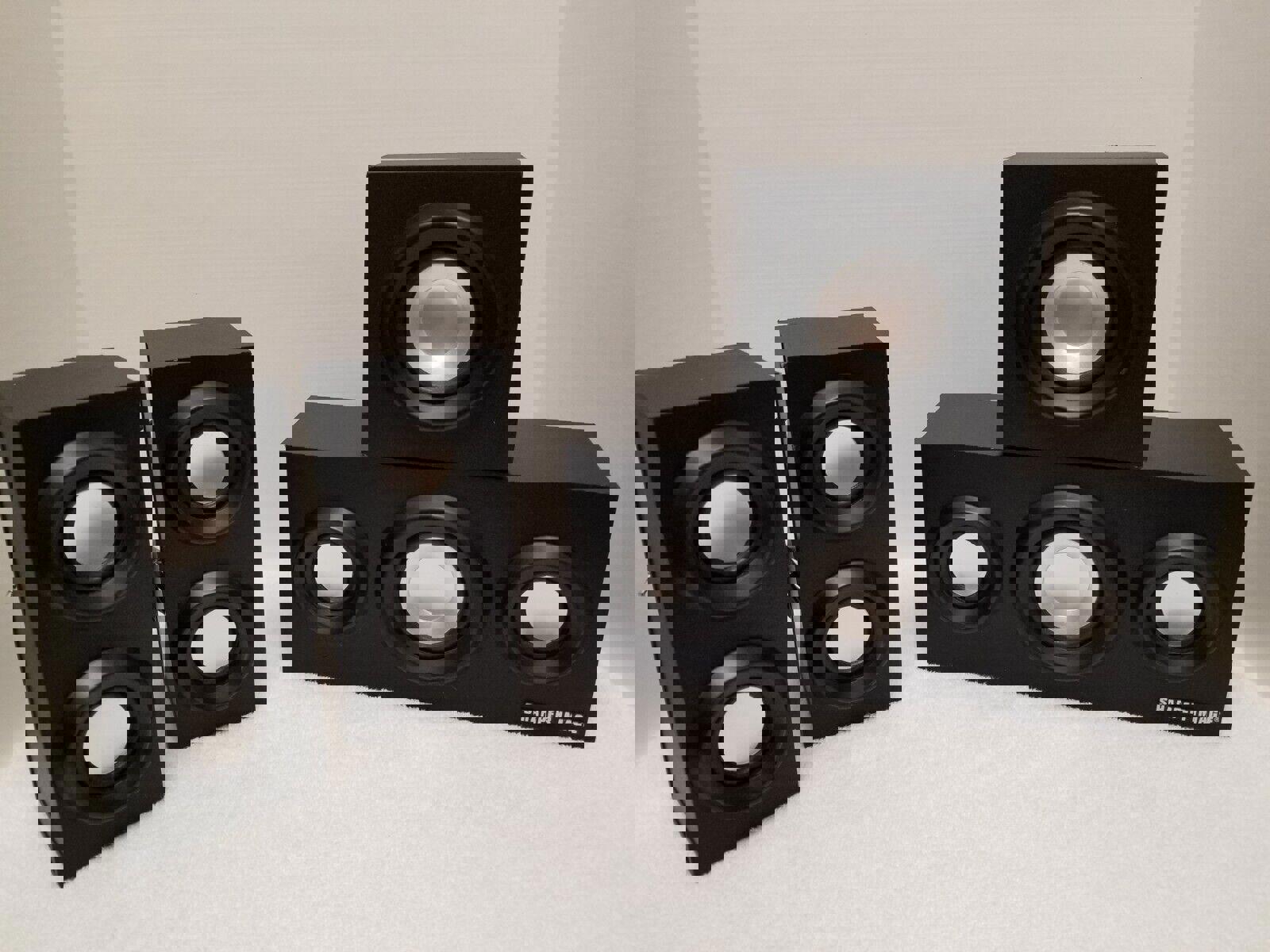 Sharper Image speakers piano black #213
