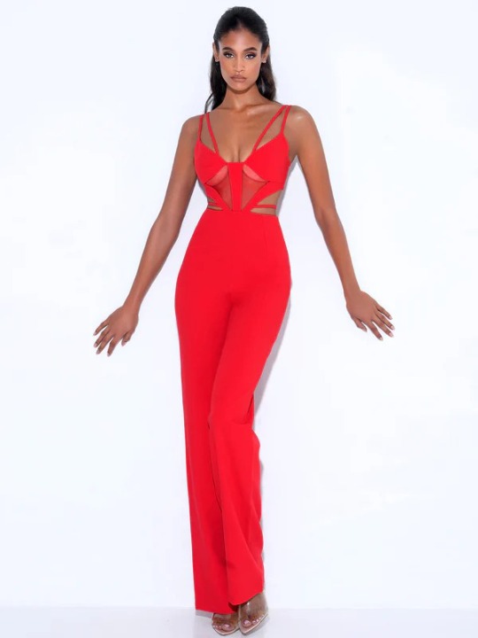 Cutout Strappy Jumpsuit