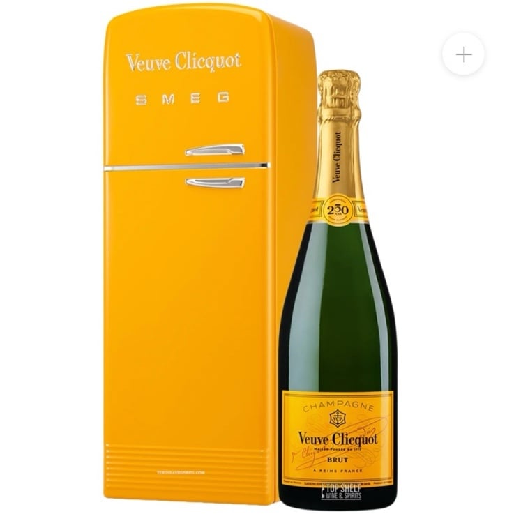 Veuve Clicquot Smeg Fridge Bottle Holder
