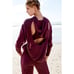 Free People Movement Back Into It Hoodie in Wine Size XS