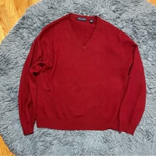 Grant Thomas Red Cashmere Sweater Size L