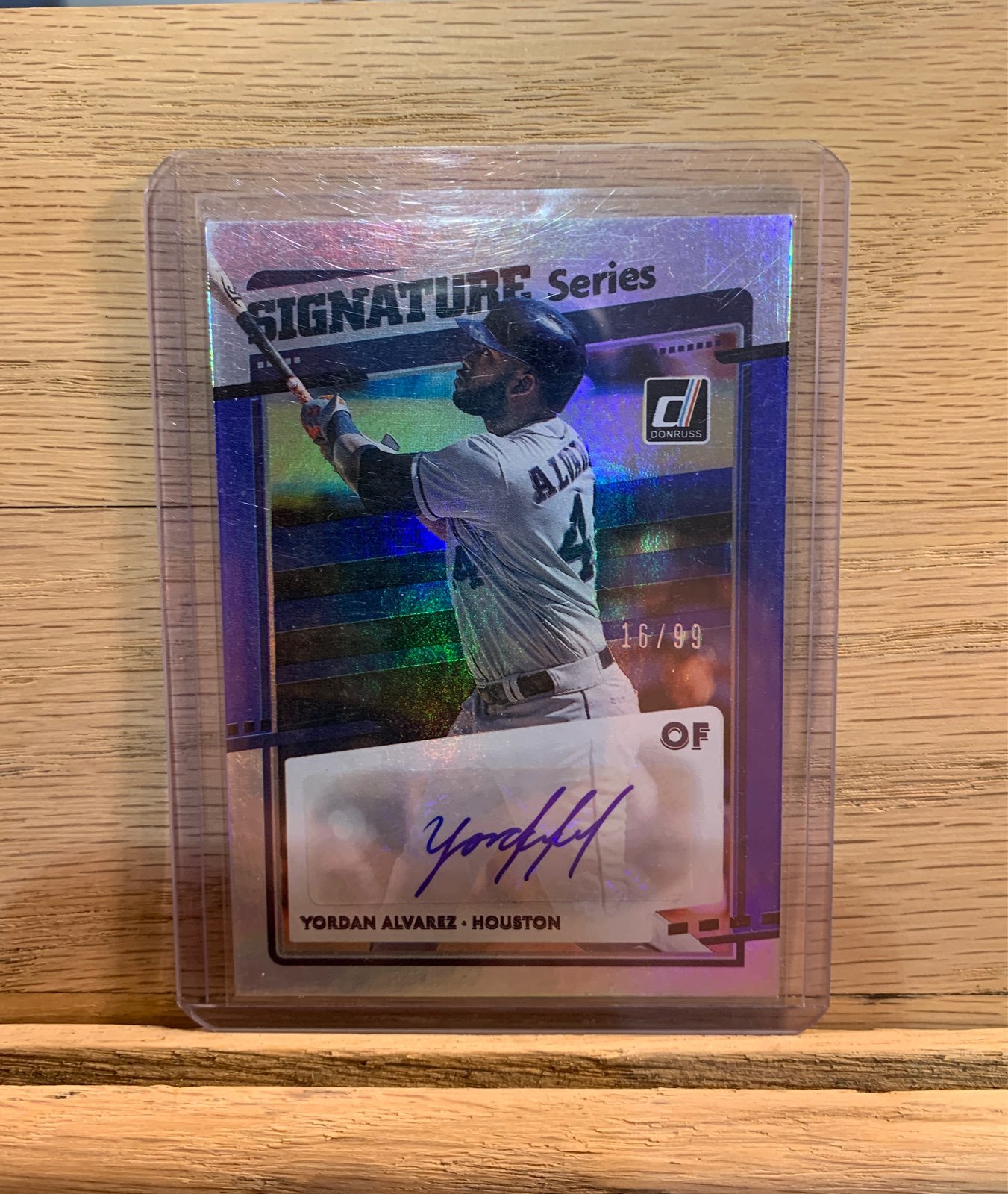 Yordan Alvarez, Blue SP, RC, Autograph /