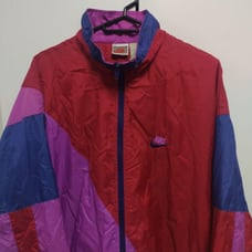 Extremely Rare 90s NIKE Silver Tag White Grey Tag Windbreaker