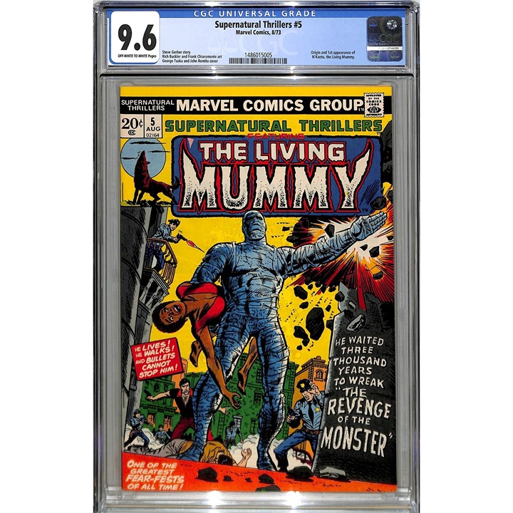 Supernatural Thrillers #5 (1973) CGC 9.6 First App. N'Kantu The Living Mummy