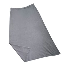 Eileen Fisher SYSTEM Grayish Purple Silk-Blend Midi Pencil Skirt Women's Size PM