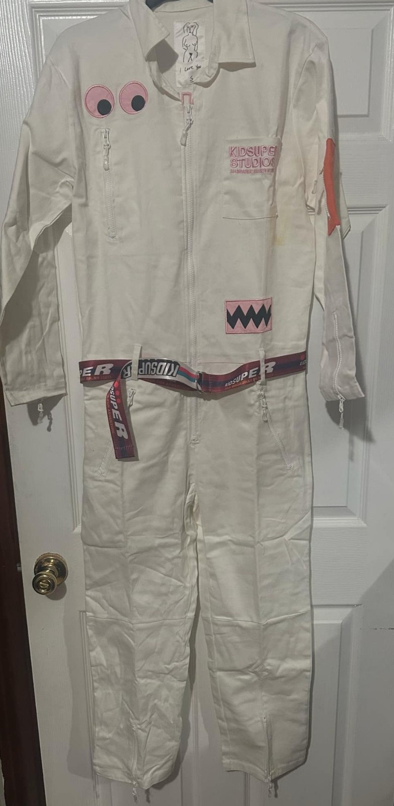 Kidsuper Studio J Balvin Jumpsuit W Belt RARE BRAND NEW