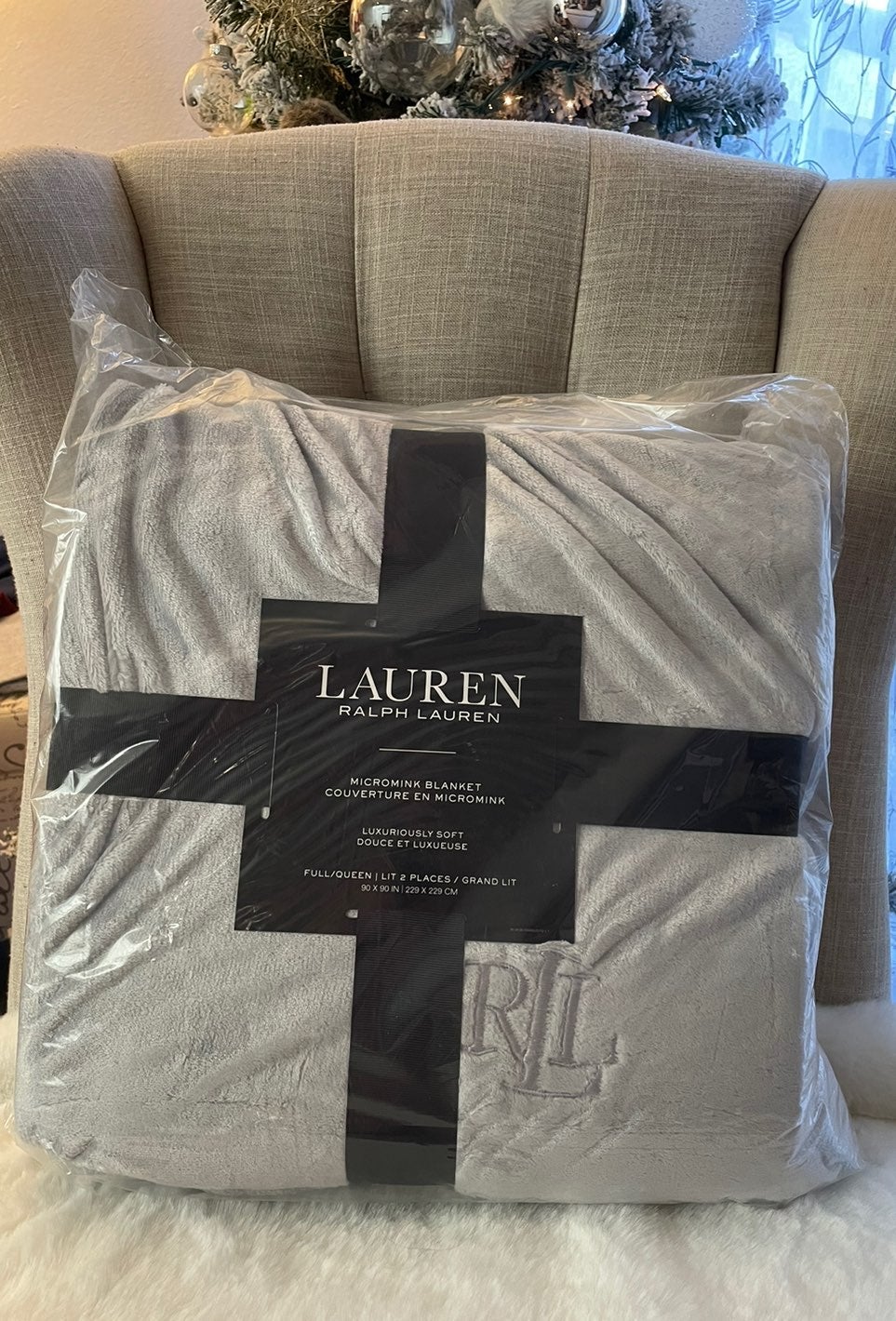 Ralph Lauren micromink blanket