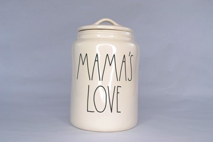 Rae Dunn Mama's Love Canister
