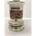 Vintage hurricane Electric Table Lamp With White Ribbed Glass Shade Paisley Rare