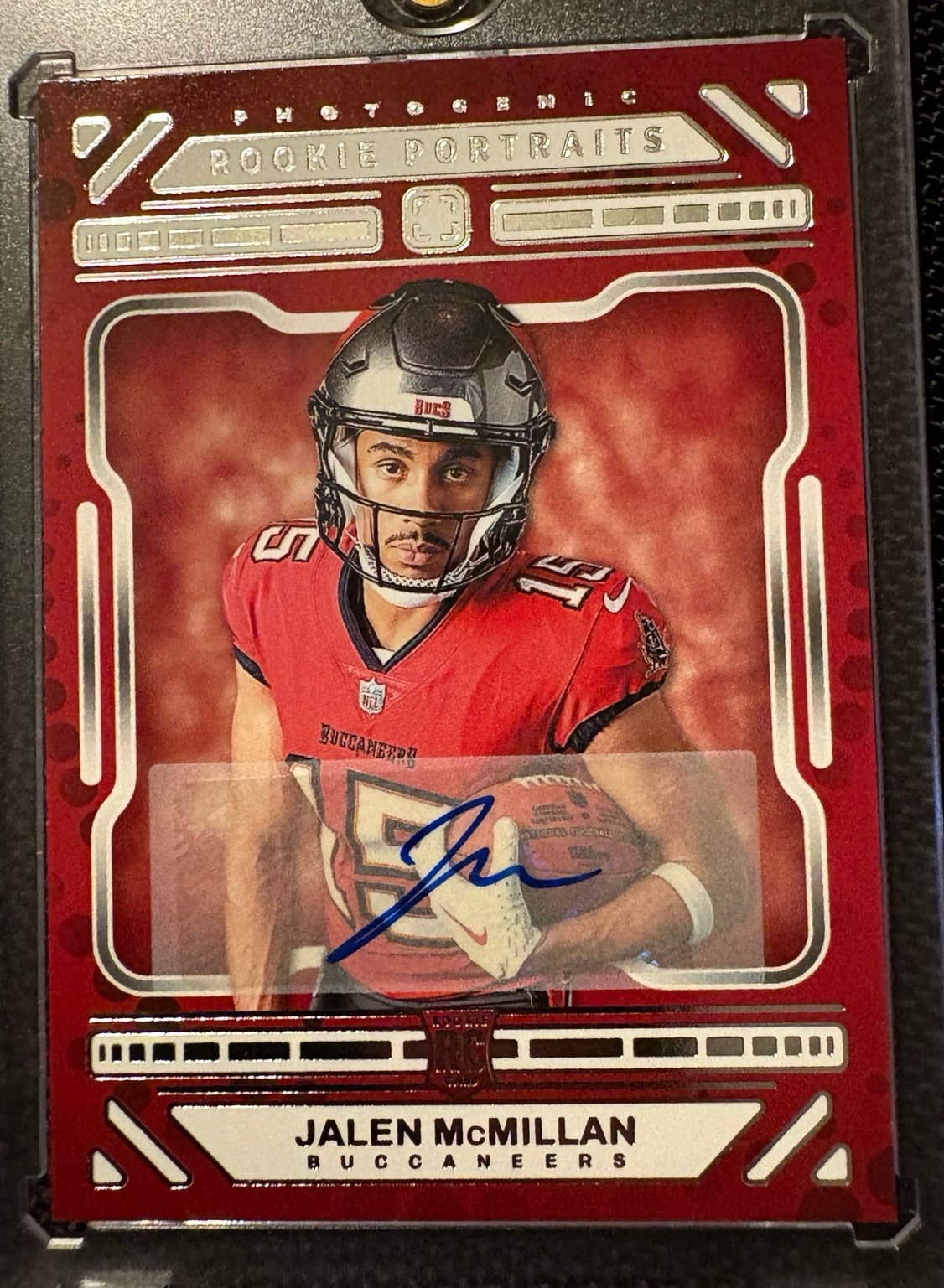 Jalen McMillan ROOKIE AUTO 2024 Panini photogenic football Tampa Bay Buccaneers