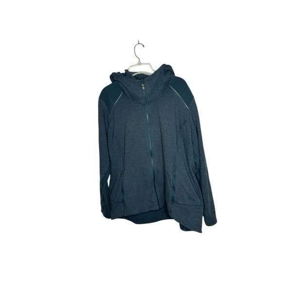 Athleta Navy Stronger Hoodie Sweatshirt. Size 2X.