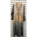 Vintage Jalabiya Embroidered Dress Large Traditional Middle Eastern Tunic Modest