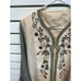 Vintage Jalabiya Embroidered Dress Large Traditional Middle Eastern Tunic Modest