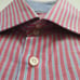 EREDI PISANO Linen Cotton Stripes Long Sleeves Button Up Dress Summer Shirt