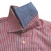 EREDI PISANO Linen Cotton Stripes Long Sleeves Button Up Dress Summer Shirt