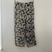 RACHEL ZOE Tropical Leaf Print Linen Blend Wide Leg Cropped Pants Large