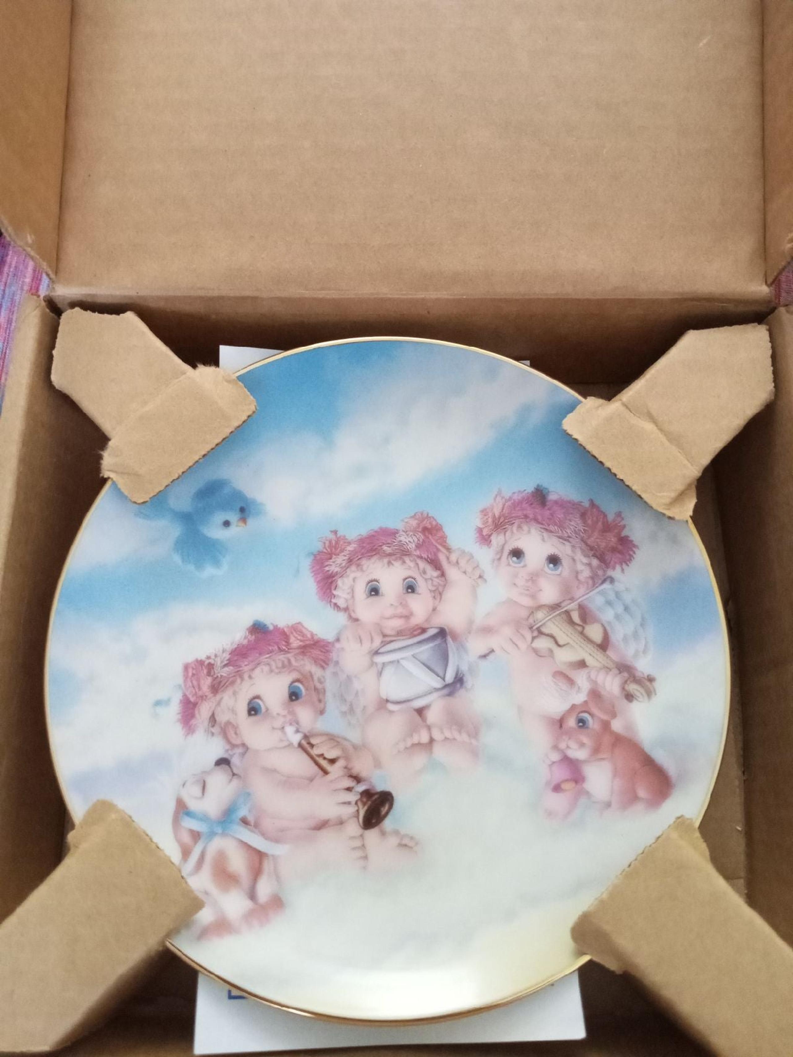 Dreamsicles porcelain plates