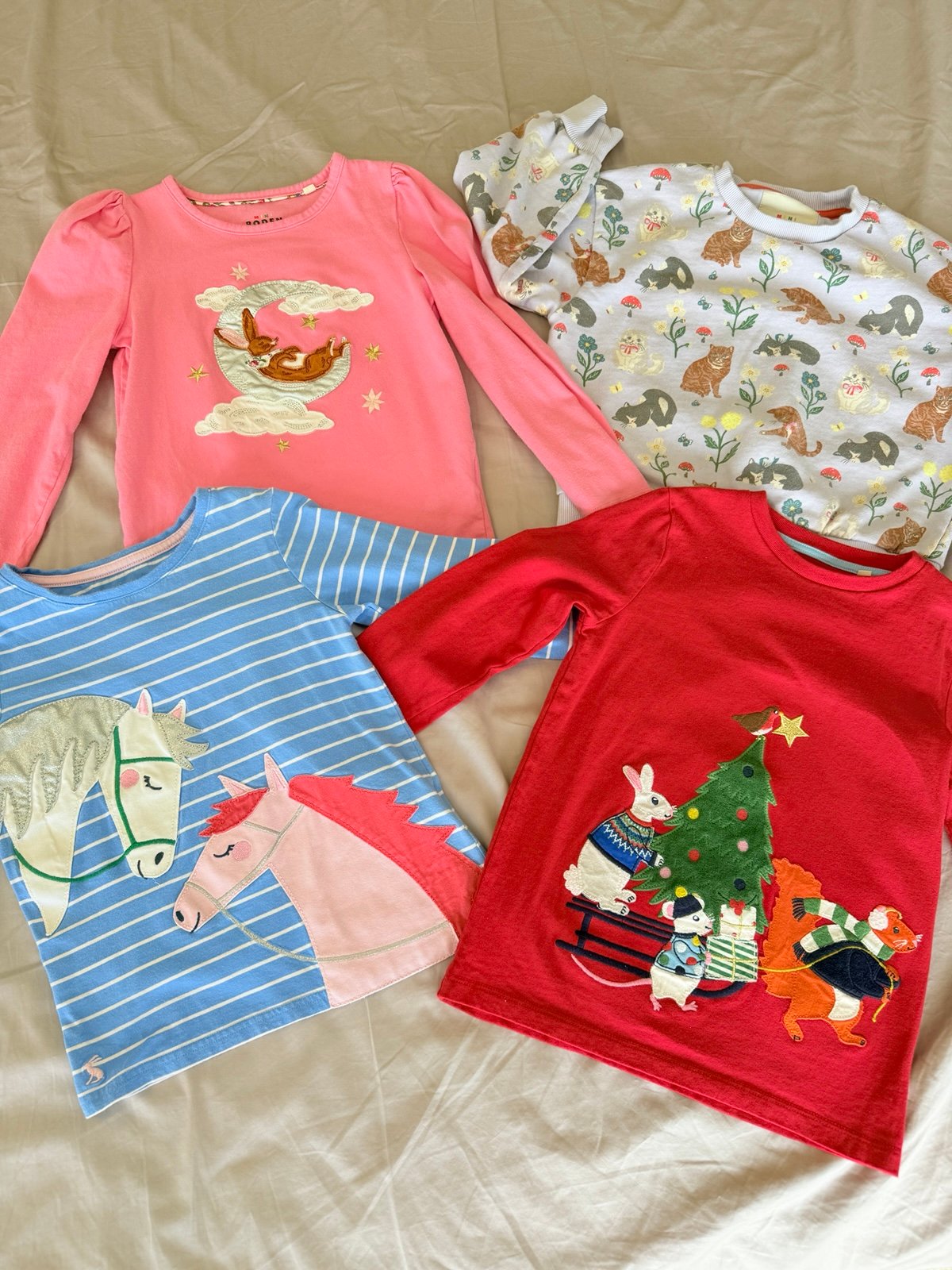 Mini Boden/Joules tops bundle for girls 6-7Y