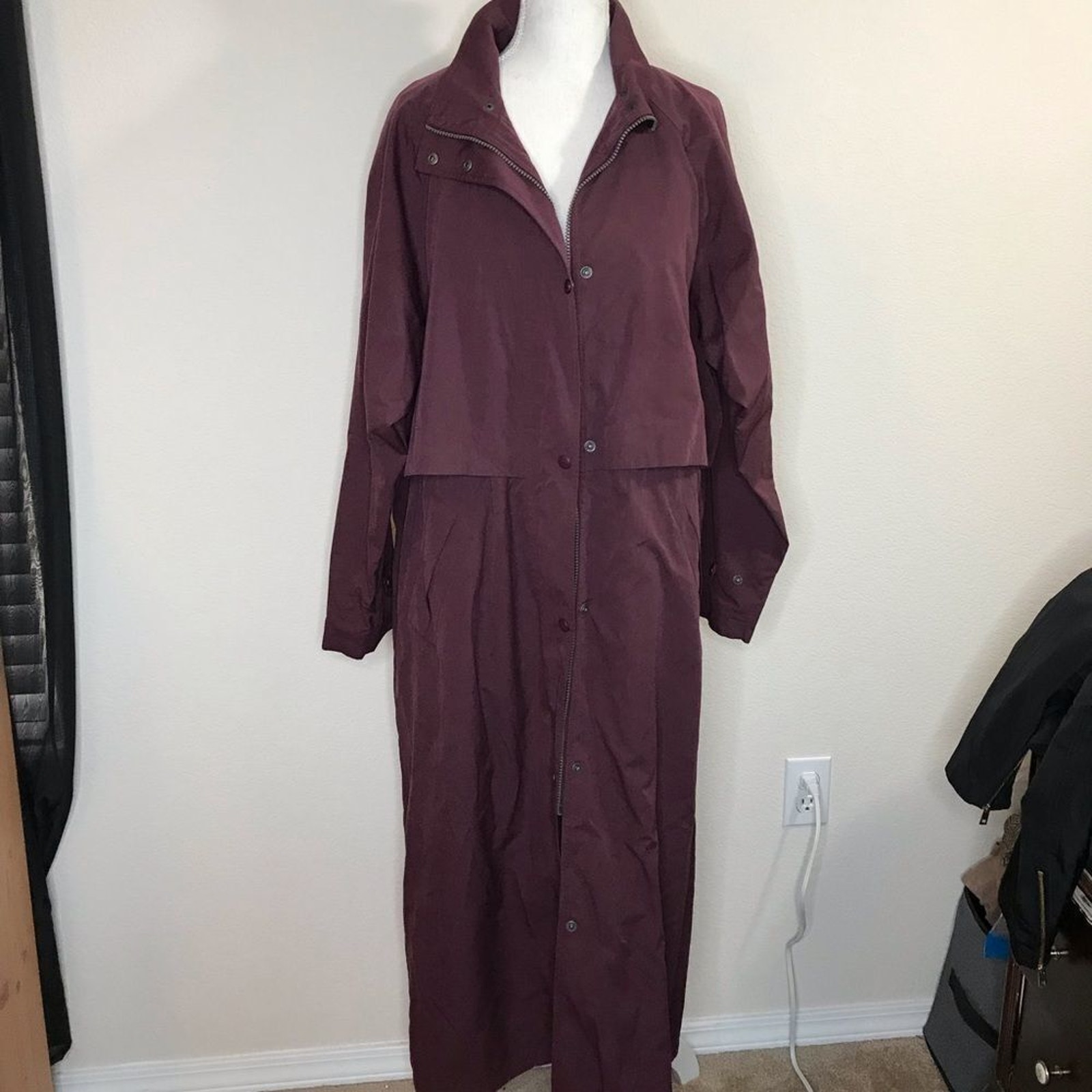 Long length ll bean trench coat