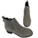 Women's Easy Spirit Grey Suede Slip-on Ankle Boot Size 7.5 M Comfort Bootie