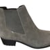 Women's Easy Spirit Grey Suede Slip-on Ankle Boot Size 7.5 M Comfort Bootie