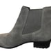 Women's Easy Spirit Grey Suede Slip-on Ankle Boot Size 7.5 M Comfort Bootie