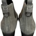 Women's Easy Spirit Grey Suede Slip-on Ankle Boot Size 7.5 M Comfort Bootie