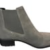 Women's Easy Spirit Grey Suede Slip-on Ankle Boot Size 7.5 M Comfort Bootie