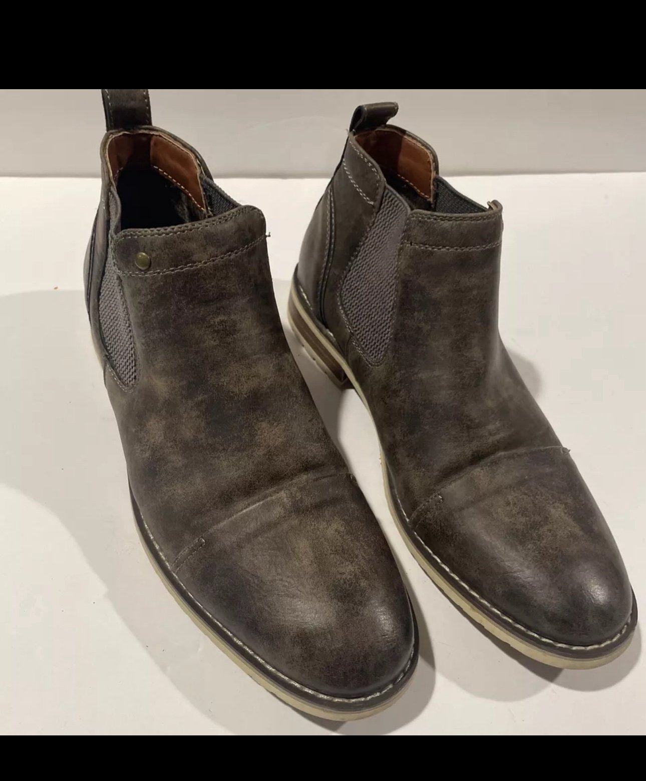 Ferro Aldo Sterling Chelsea Boots MFA- 606325 Grey Size 6.5