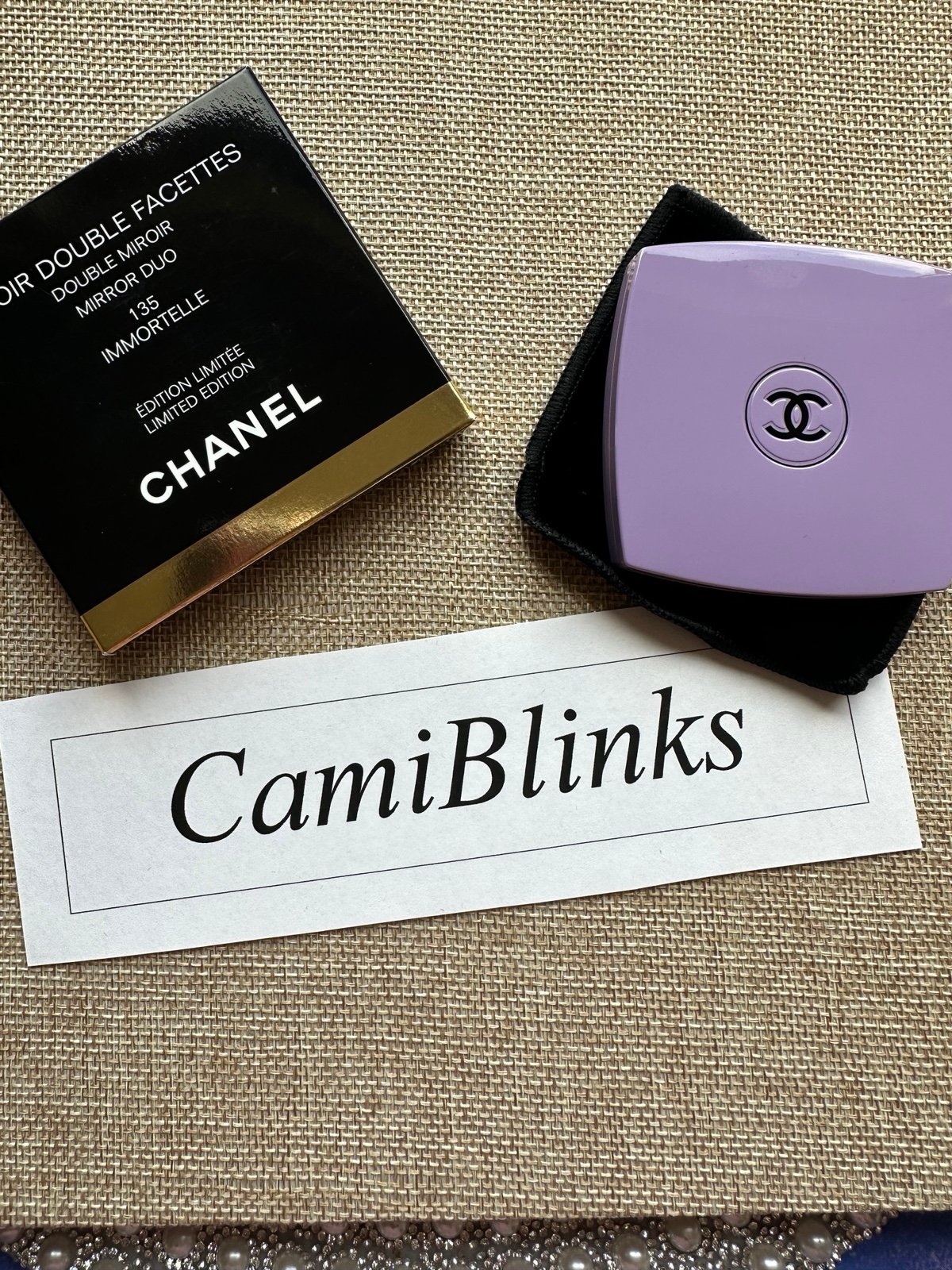 Chanel mirror Purple