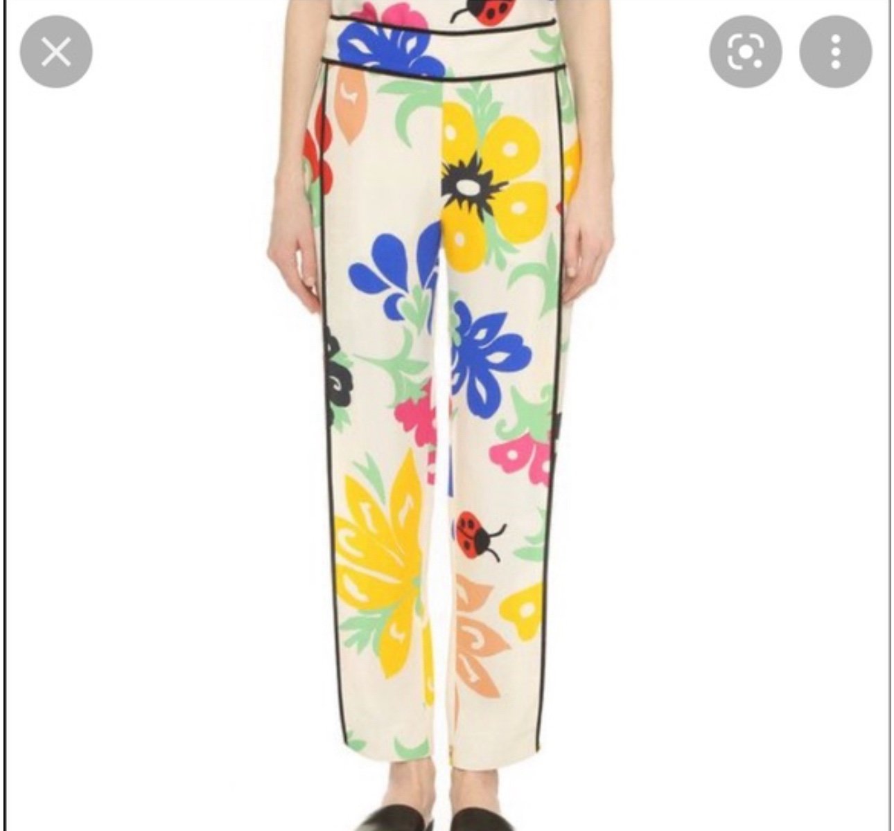 Victoria Beckham Floral Pants