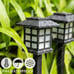 Solar Outdoor Lights LED Solar Lights Outdoor Waterproof 12 Pack Warm White