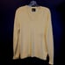Vintage Pullover Sweater Robert Bruce V Neck Golf Medium Yellow