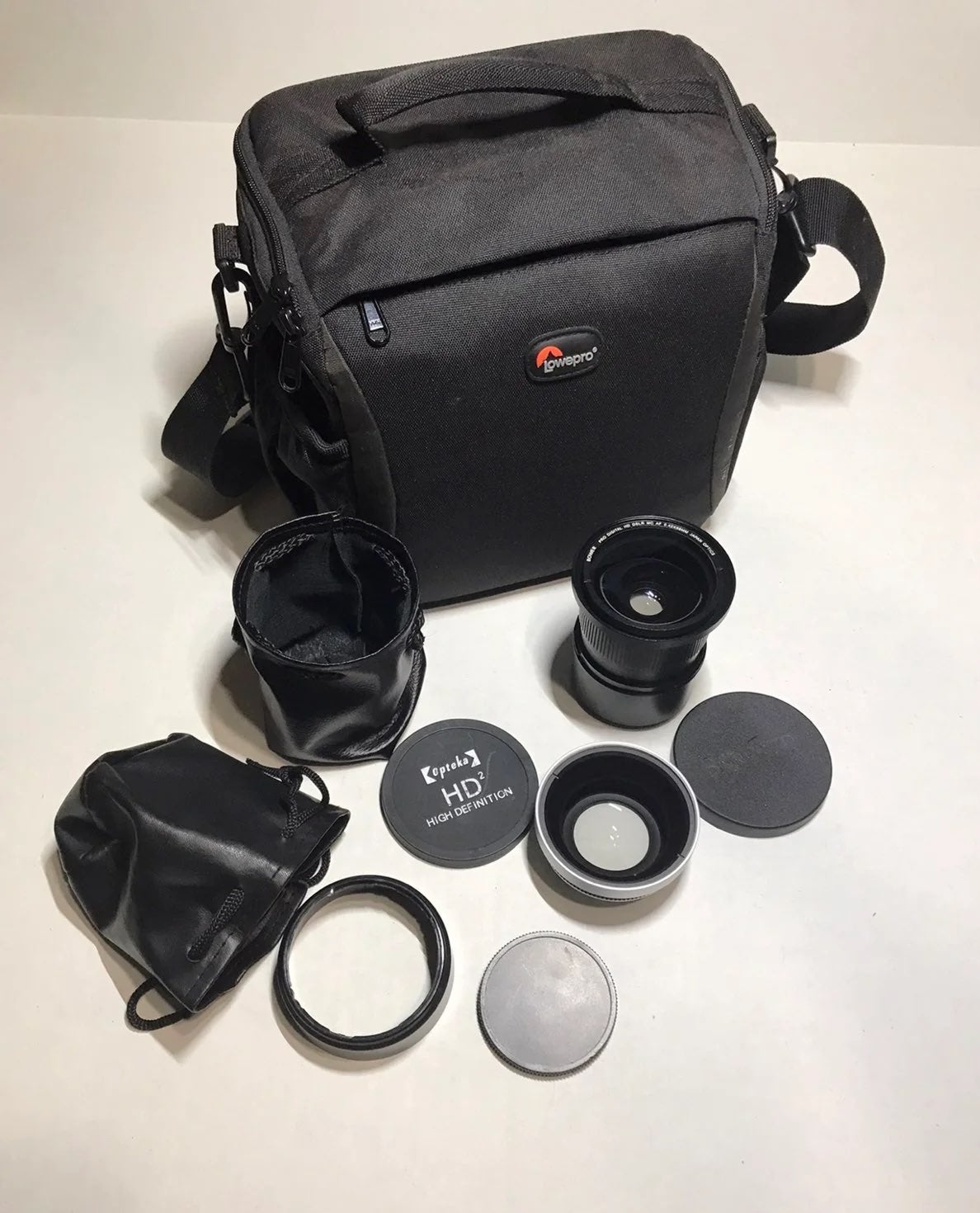 Camera Bag with misc. lens