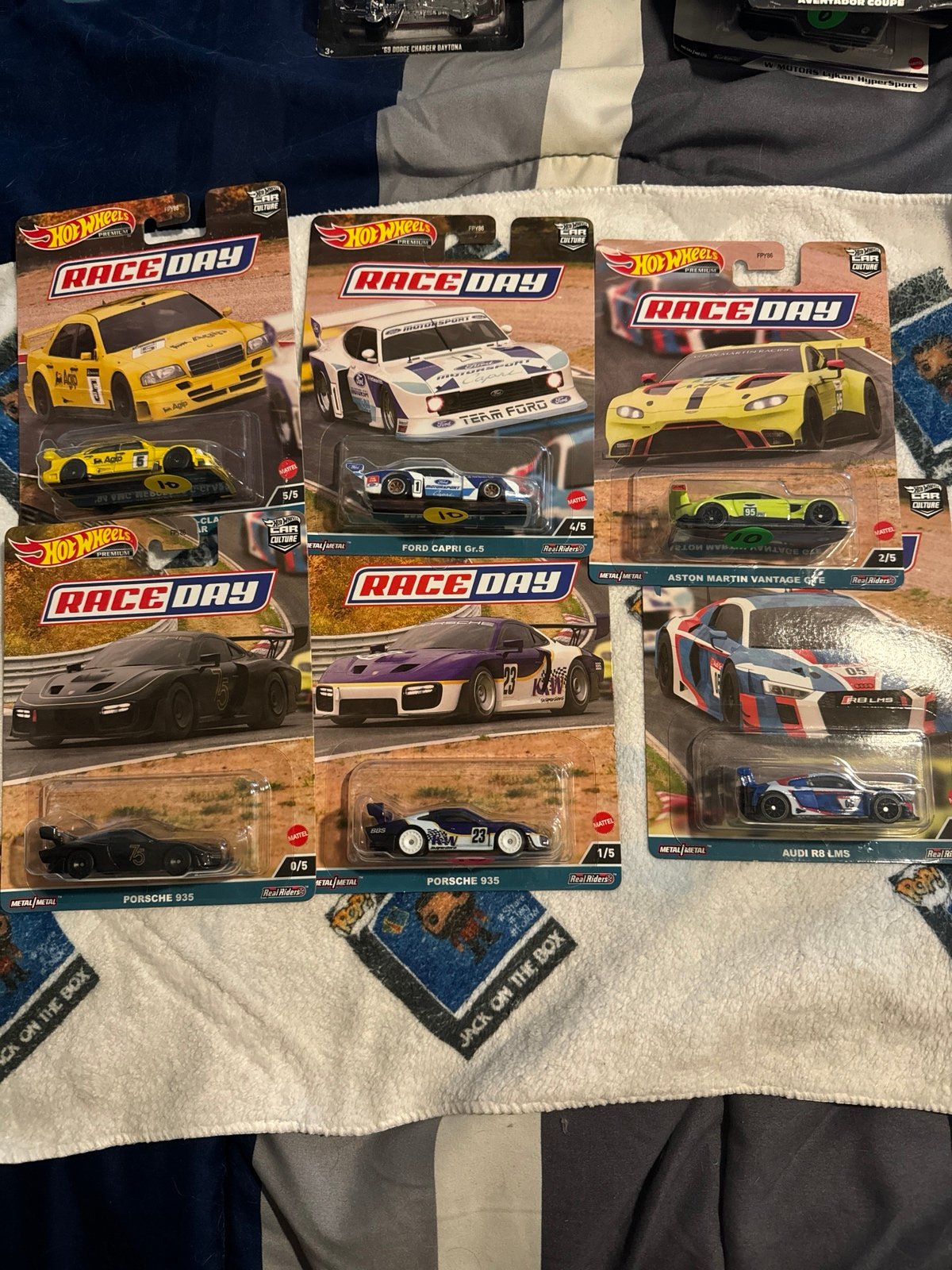 Hot Wheels Race Day Set (Porsche/ Audi/ Mercedes Benz) CHASE INCLUDED