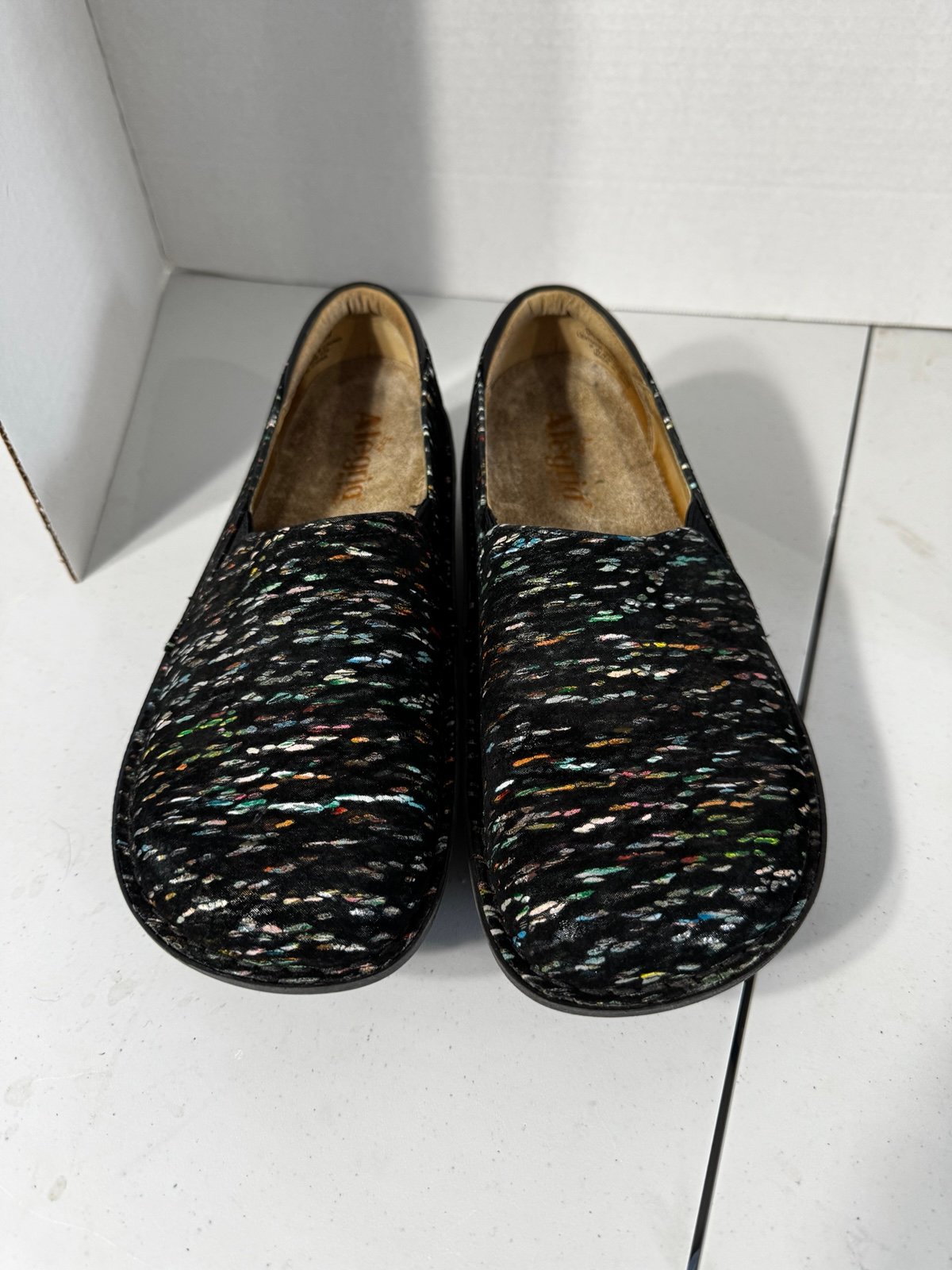 Woman's Clogs Alegria Debra professional size 39 Obscura Nursing clog Rainbow